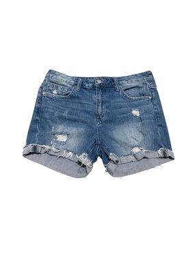 Joe's Jeans Women's The Ozzie Cuffed Mid-Rise Cutoff Denim Shorts | Size 29